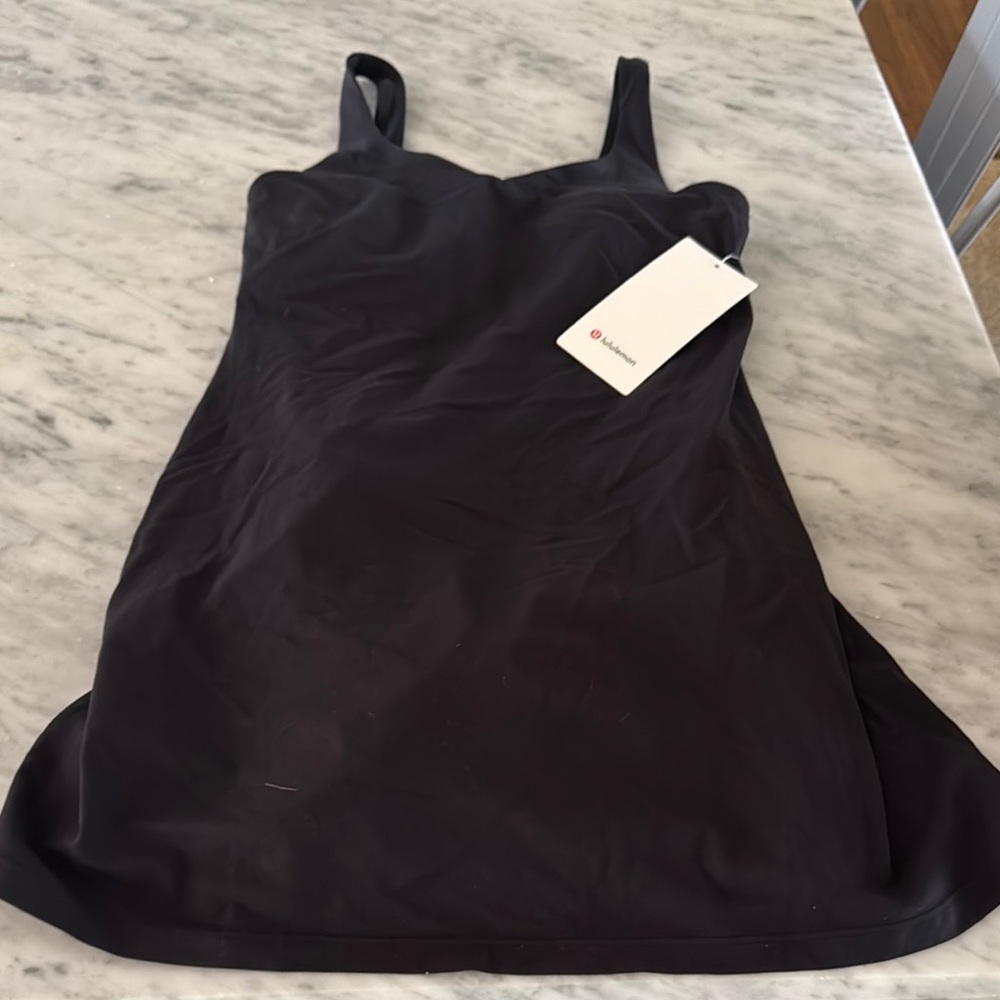 Lululemon Athletica Black Sleeveless Sheath Dress